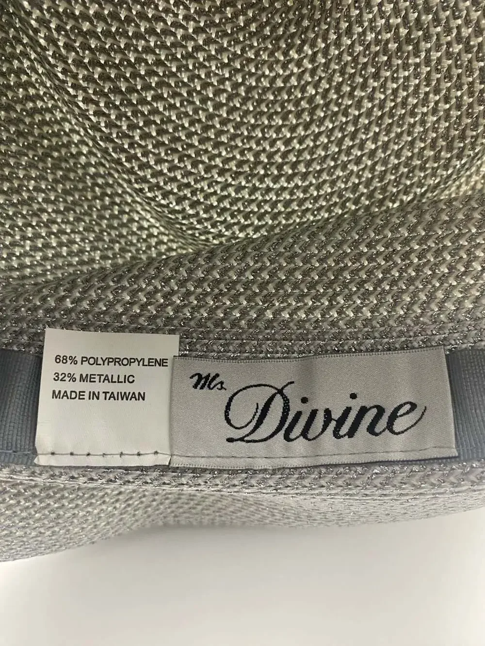Beautiful Silver Dress / Church Hat by Portofino